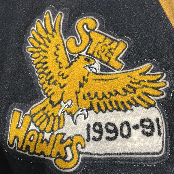 90s Hawks Varsity Jacket - Picture 11 of 12